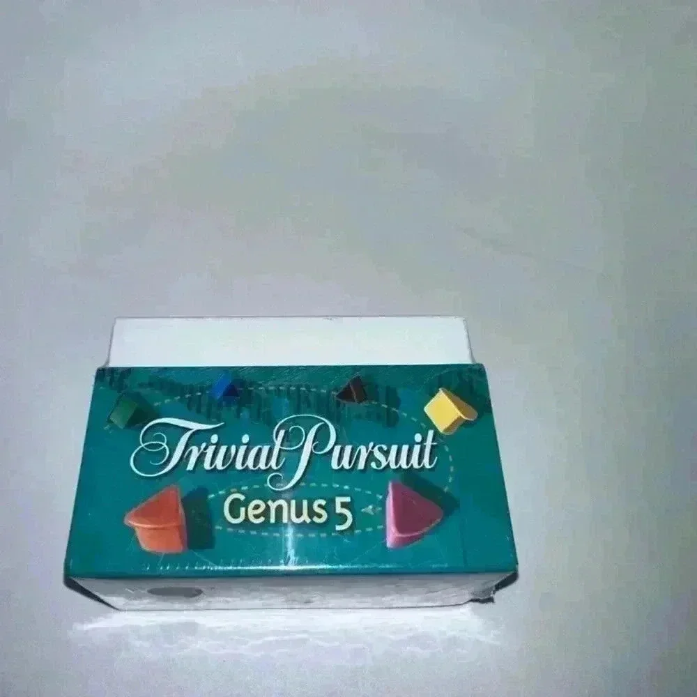 Trivial Pursuit Genus 5 / Factory Sealed Games / Vintage / Teal - Picture 3 of 5